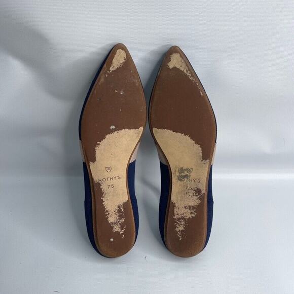 Rothy’s Point Mary Jane Bow in Sapphire Women’s Size 7.5 - Picture 5 of 6